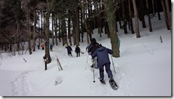 関川村スノーシュートレッキング