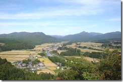 朴坂城址からの風景