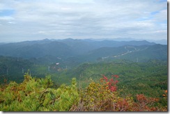 立烏帽子山頂からの風景
