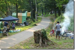 キャンプ場の風景