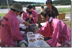 えちごせきかわ温泉郷女将会のもてなし