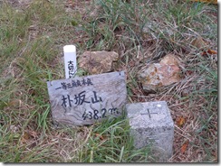 朴坂山の一等三角点