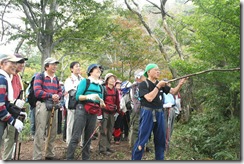 山頂での村長のお話は必聴ですよ♪