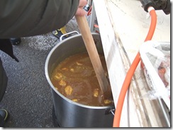 カレー雑煮仕込み状況