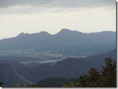 大里峠展望台からの風景