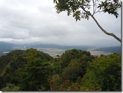 朴坂山山頂からの景色