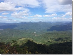 立烏帽子山頂からの景色その２